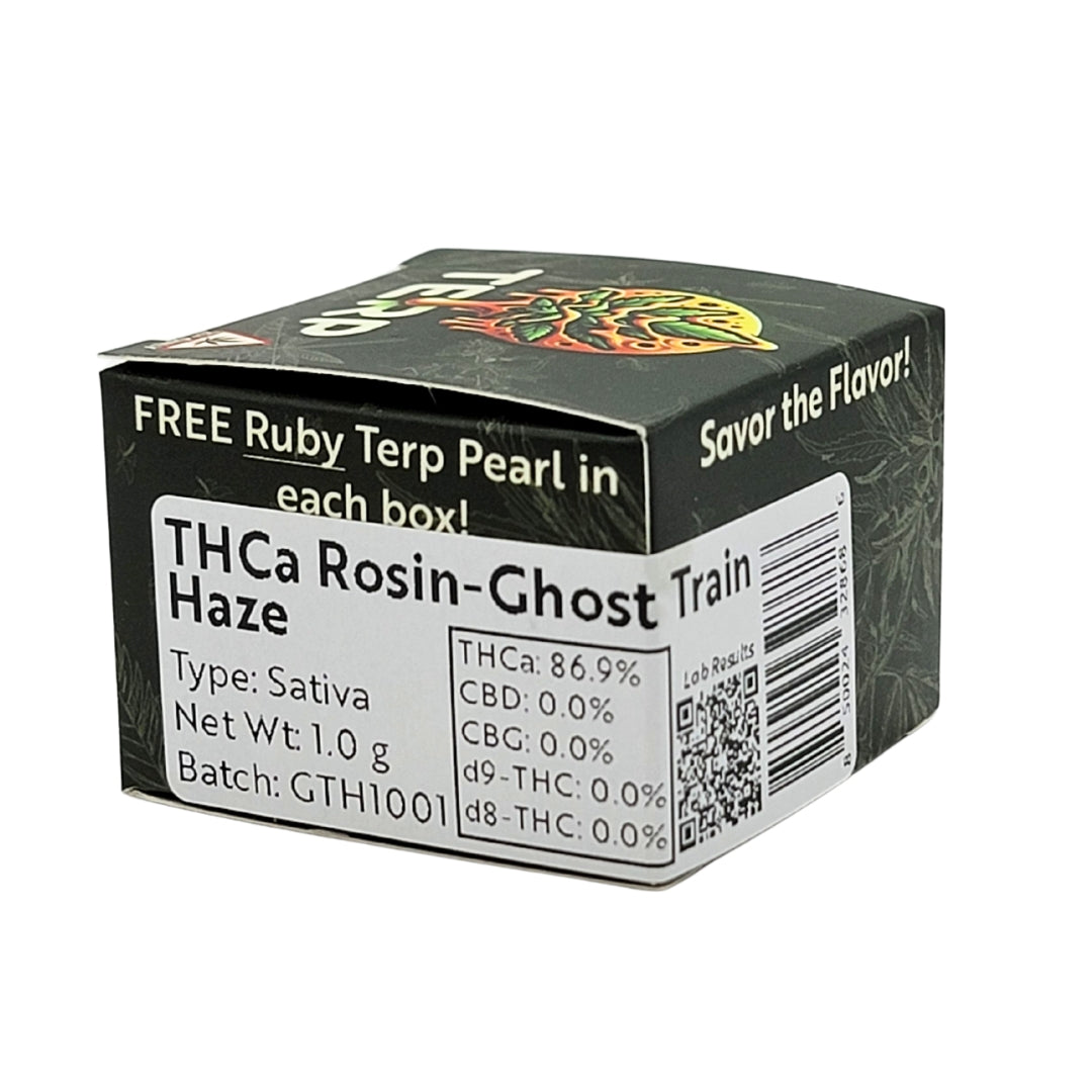 Terp Rosin THCA Concentrate | Ghost Train Haze (Sativa) | 1 gram