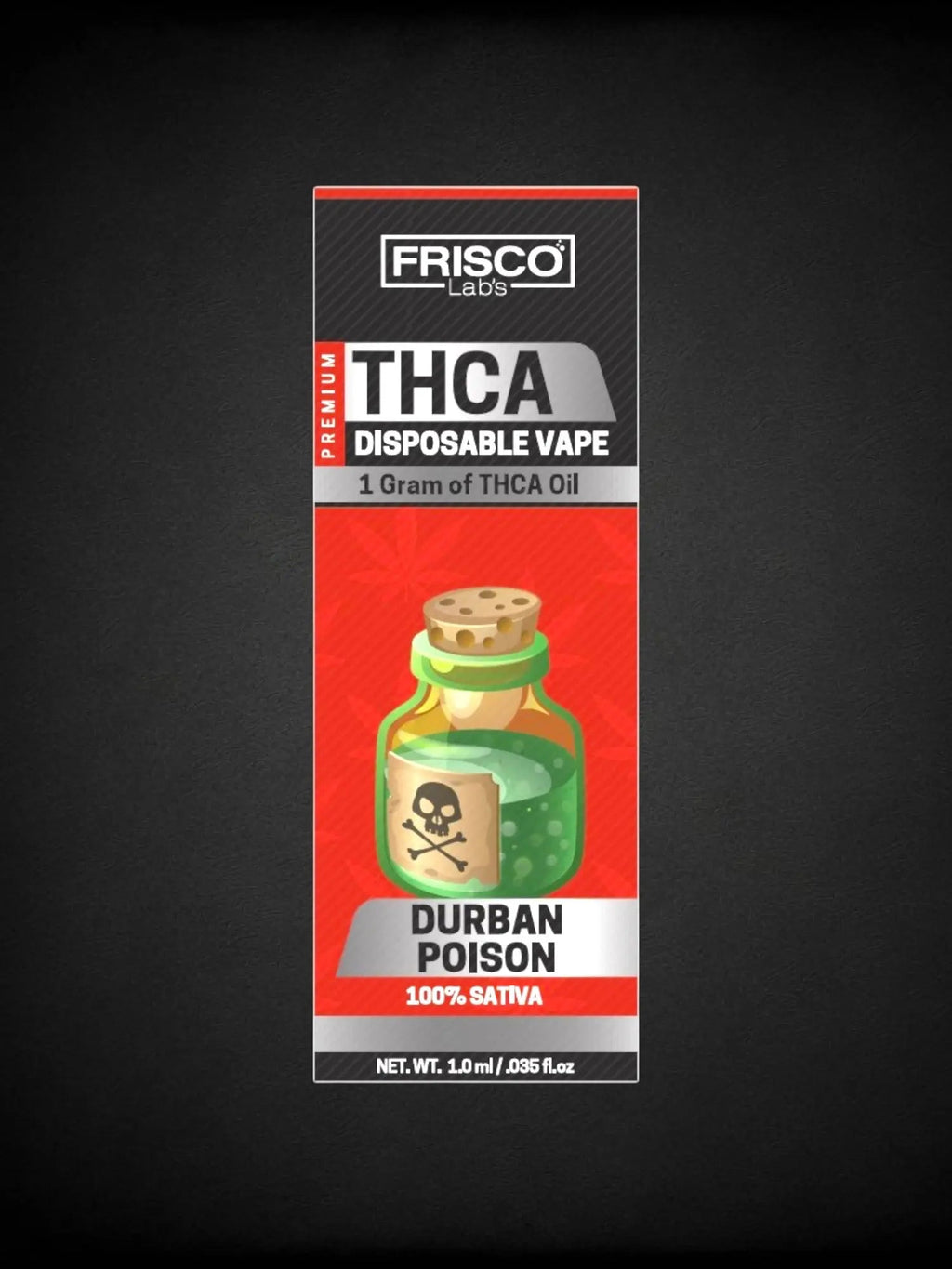 1 Gram THCA Disposable - Durban Poison