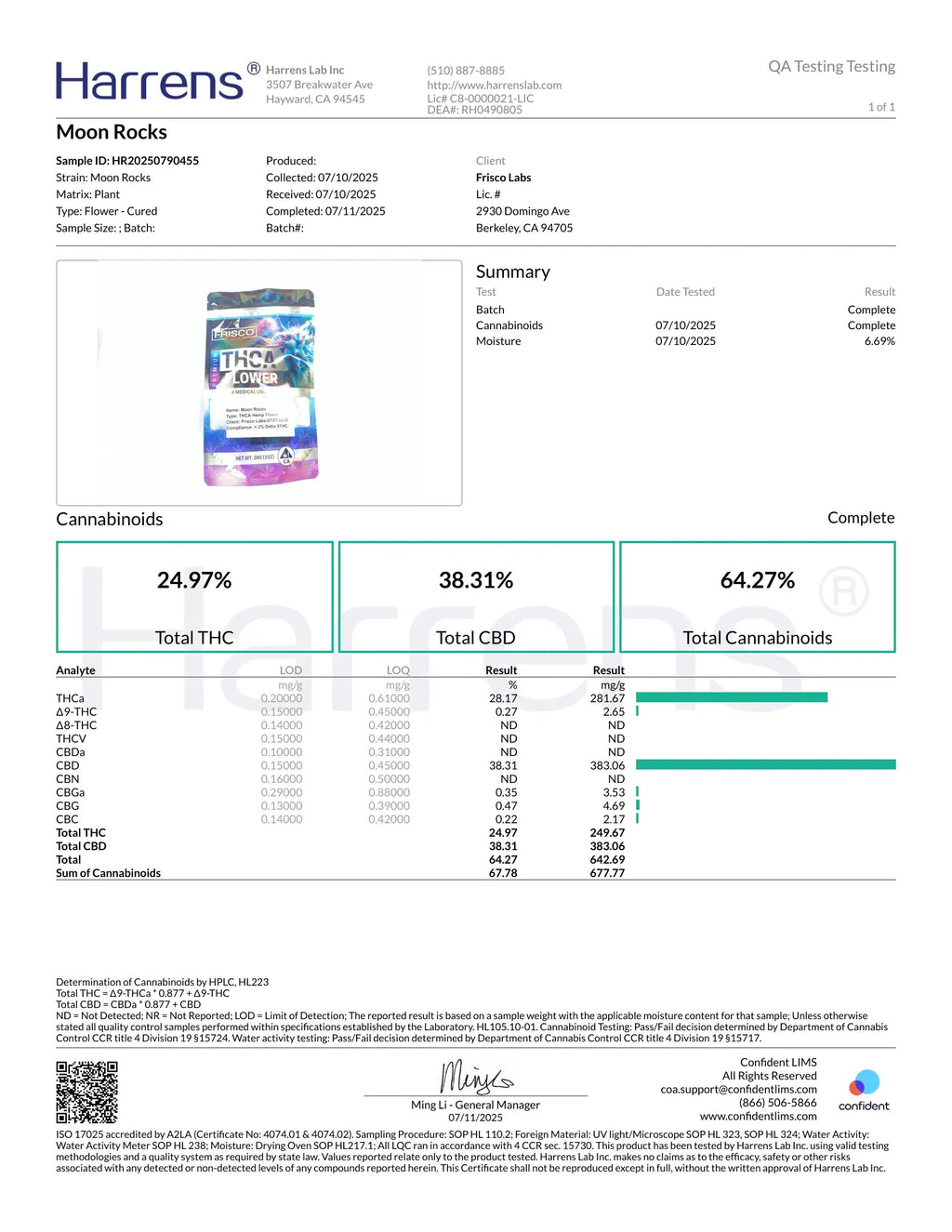 1 Pound - THCa Moon Rocks