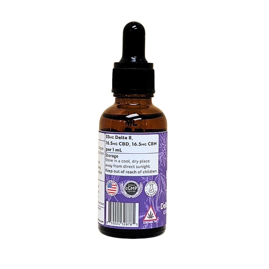 Nighttime Tincture 2000mg | Delta 8, CBN, CBD | Lemon | Carolina Cannabis Creations