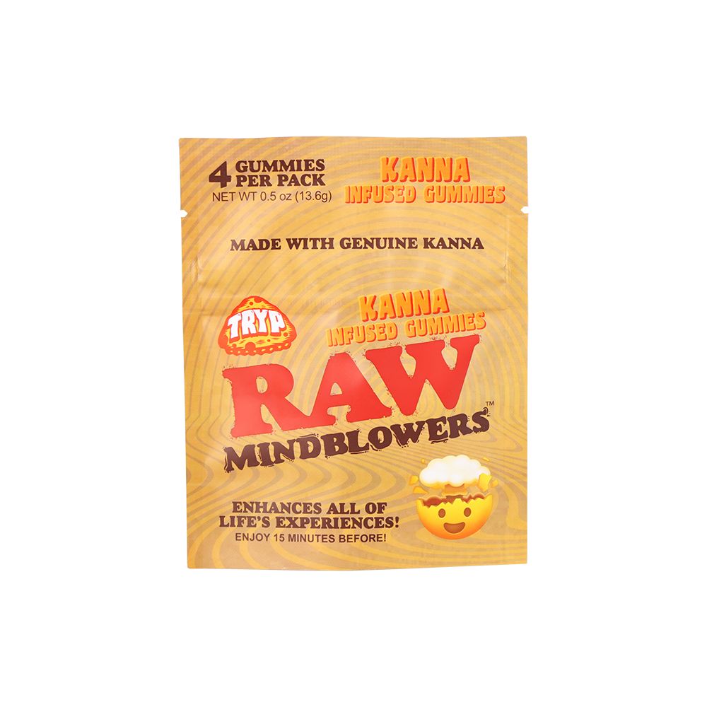 8PK DISPLAY RAW Mindblower Kanna Infused Gummies - 4pc