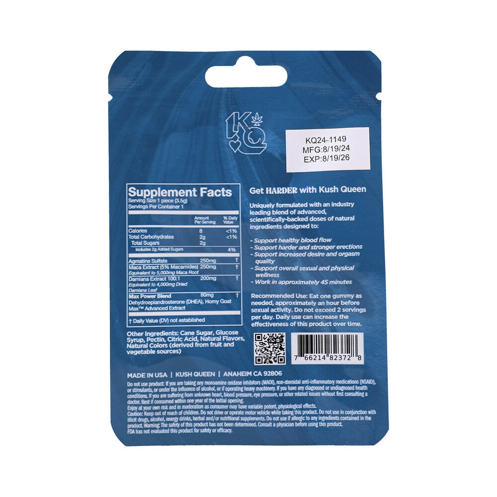 Kush Queen Harder Gummies Male Enhancement 12-Piece Display