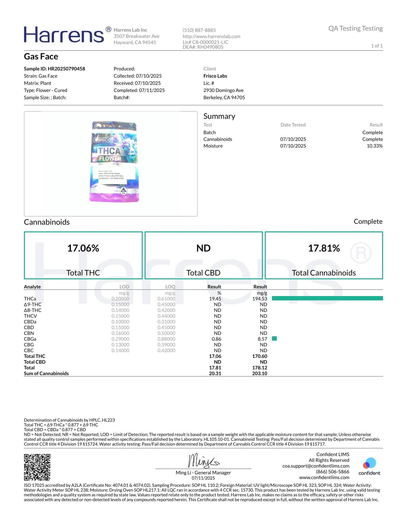 🔥 AAA Gas Face – Indoor Exotic THCA Flower (½ oz / 14g)