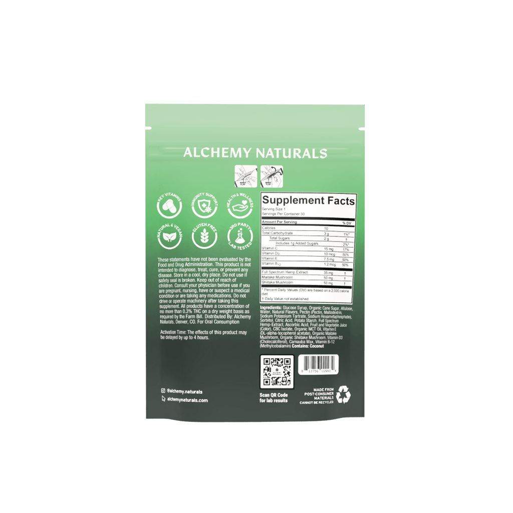 Alchemy Naturals CBD Multi-Vitamin Gummies