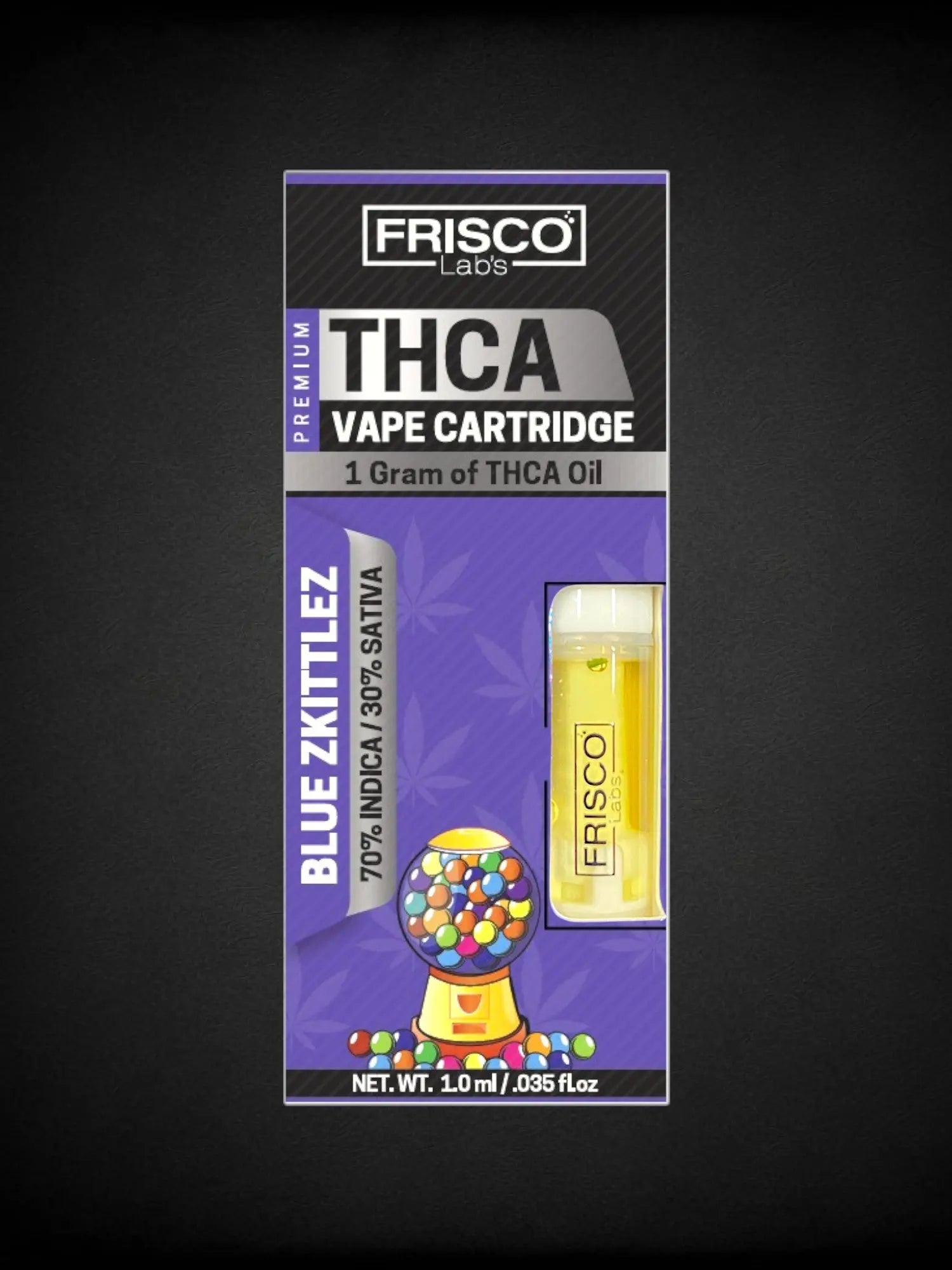 Blue Zkittlez🧁🍬THCA Vape Cartridge