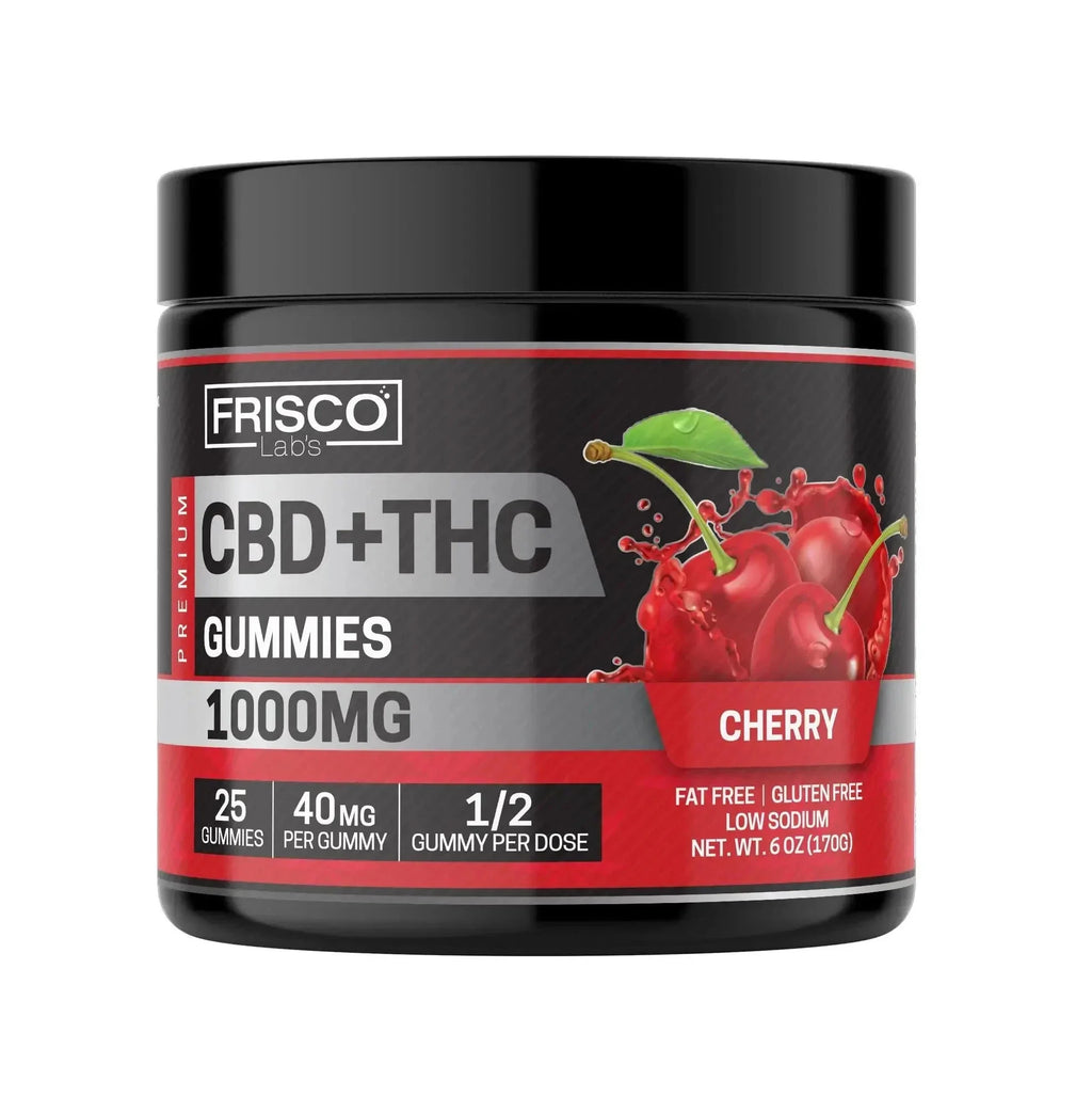 CBD + THC Gummies - 1000mg | 25 Pcs Gummies