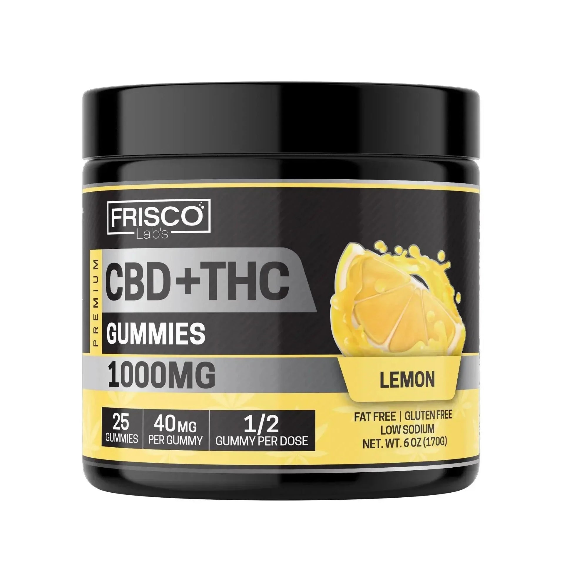 CBD + THC Gummies - 1000mg | 25 Pcs Gummies