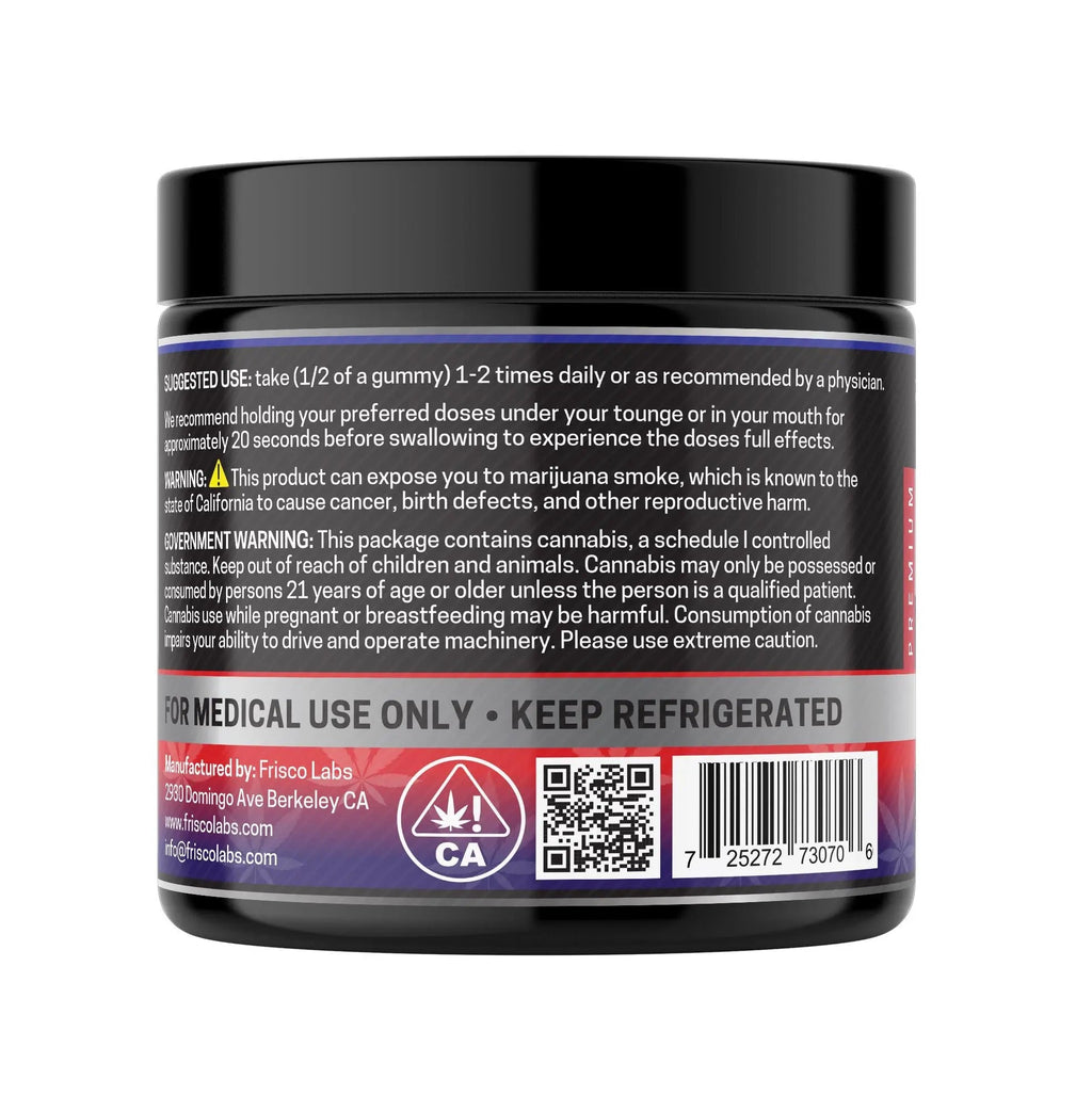 CBD+THC Gummies, Mix Flavor Sleep- 1000mg | 25 Pcs Gummies