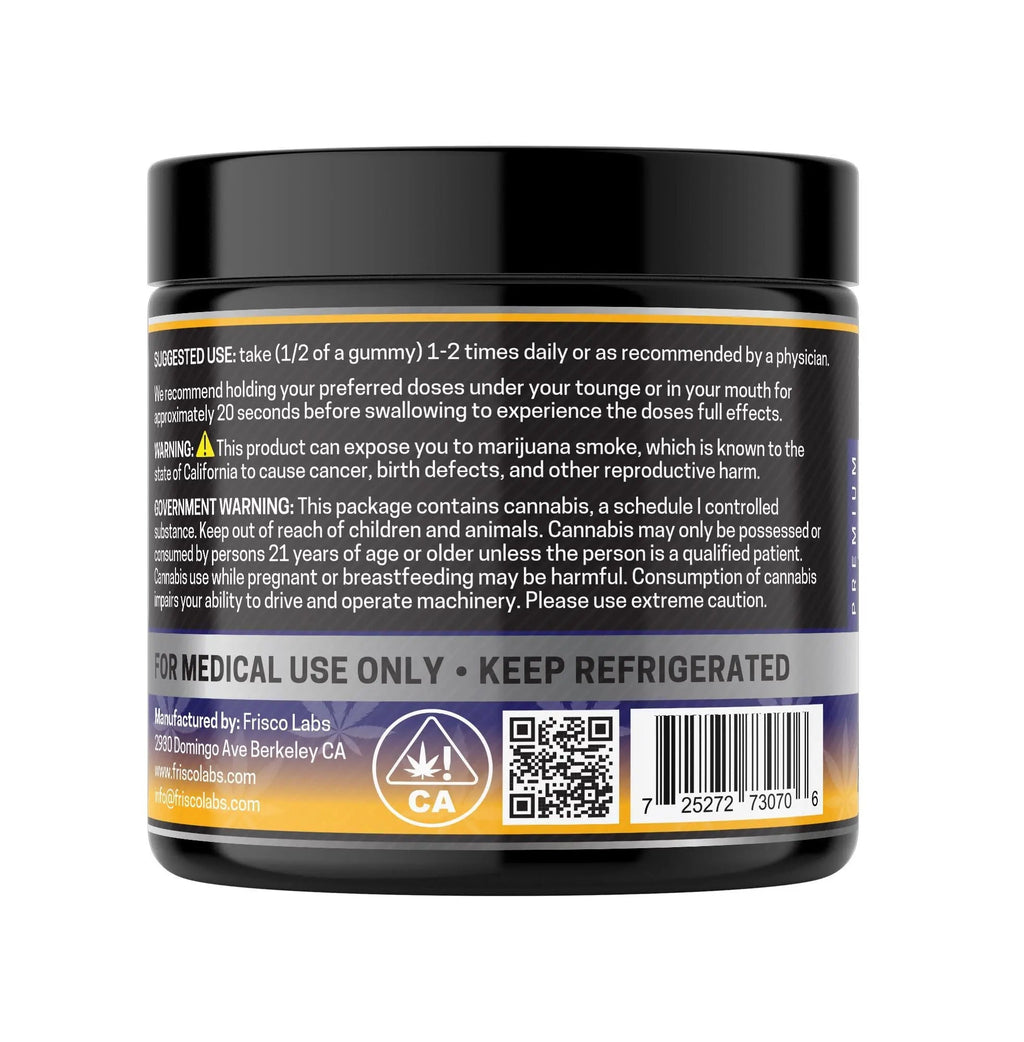 CBD+THC Gummies, Mix Flavor Sour- 1000mg | 25 Pcs Gummies