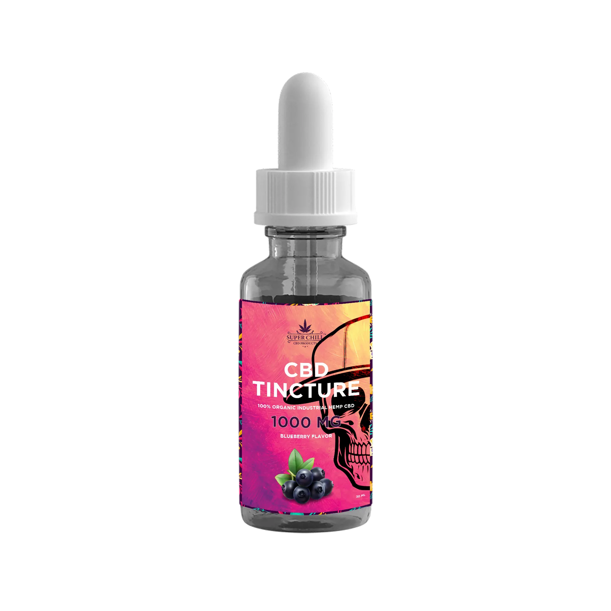 Super Chill CBD Tincture - Full Spectrum - 30 ML - 1000 MG - 100% Natural - Made in USA