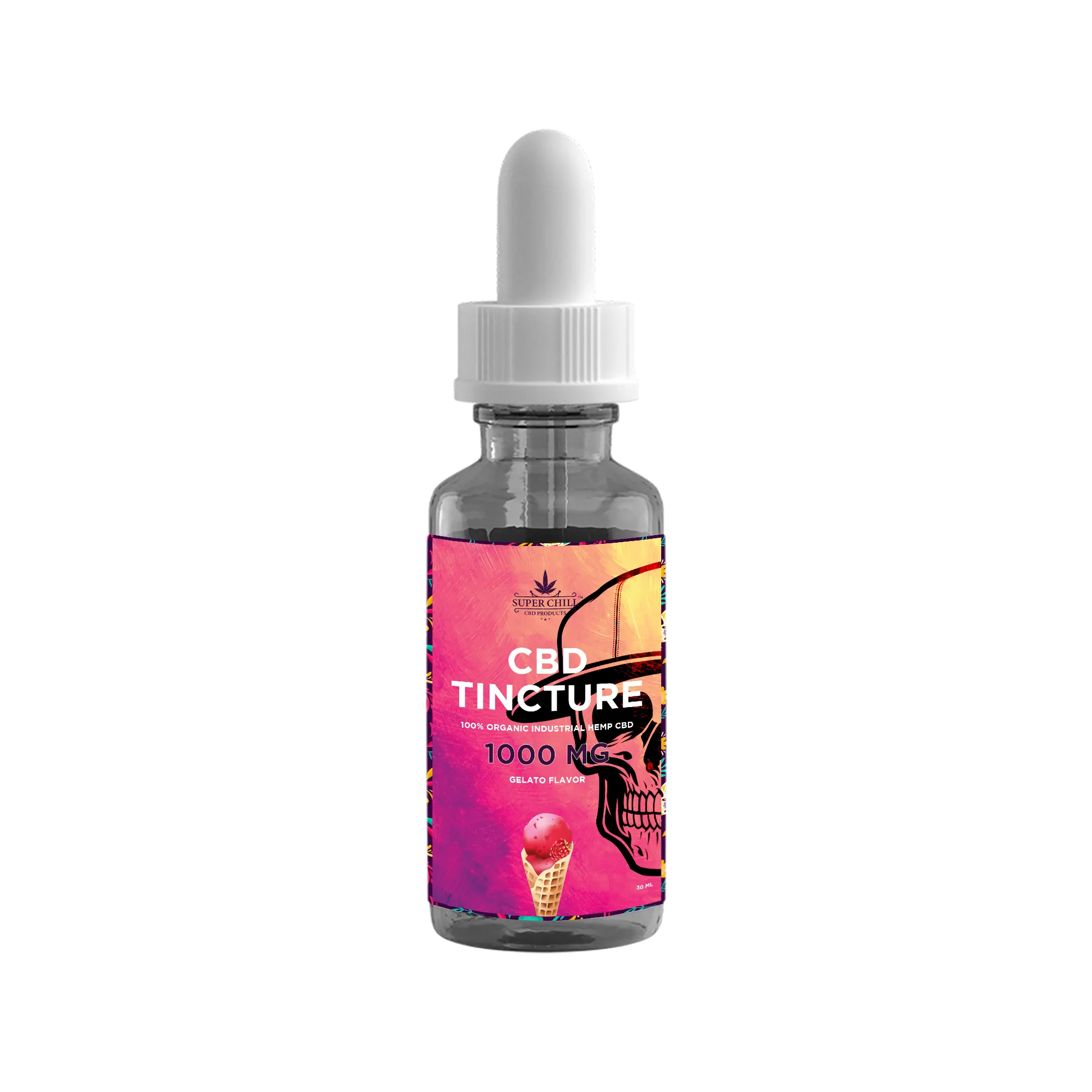 Super Chill CBD Tincture - Full Spectrum - 30 ML - 1000 MG - 100% Natural - Made in USA