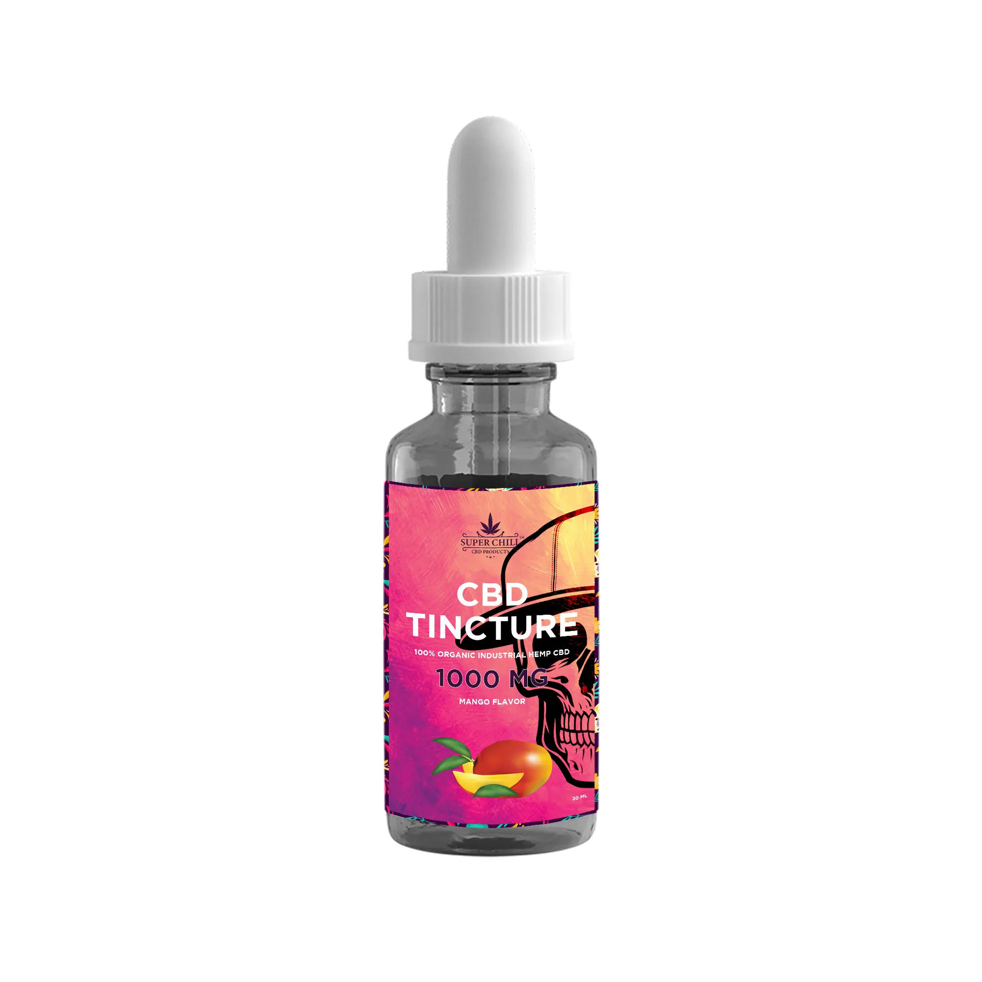 Super Chill CBD Tincture - Full Spectrum - 30 ML - 1000 MG - 100% Natural - Made in USA