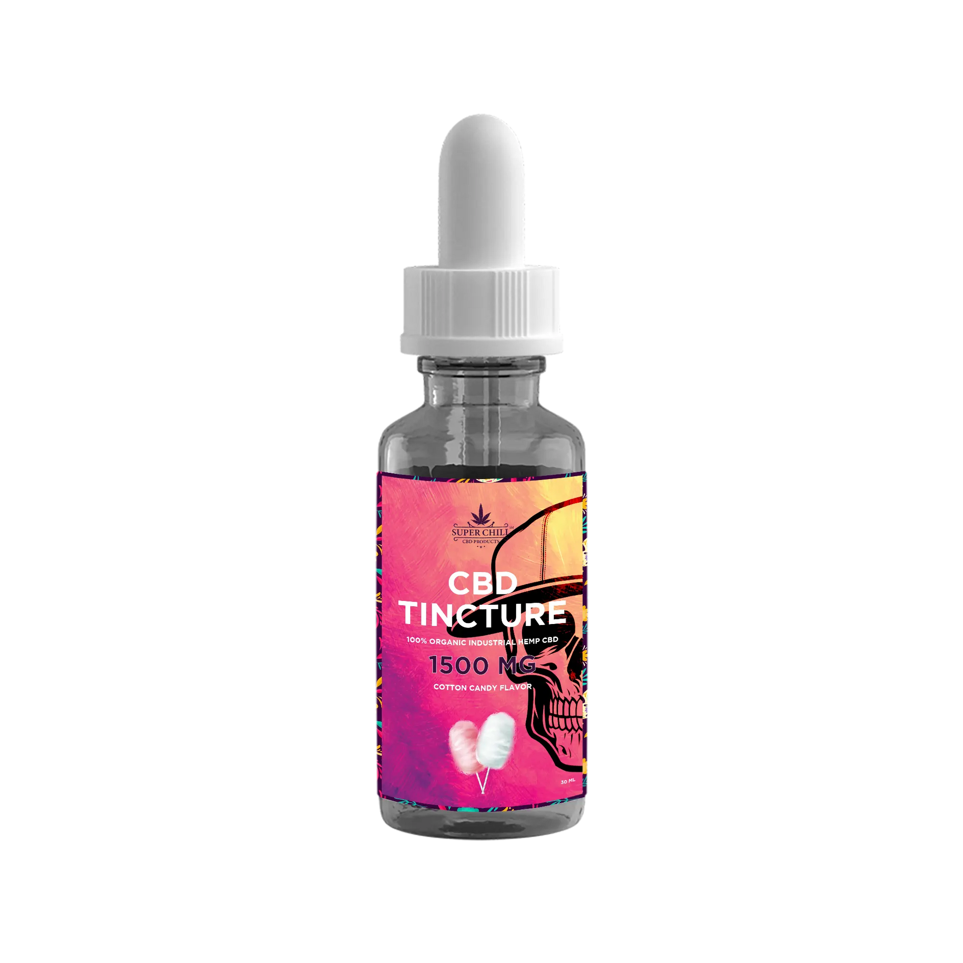 Super Chill CBD Tincture - Full Spectrum - 30 ML - 1500 MG - 100% Natural - Made in USA