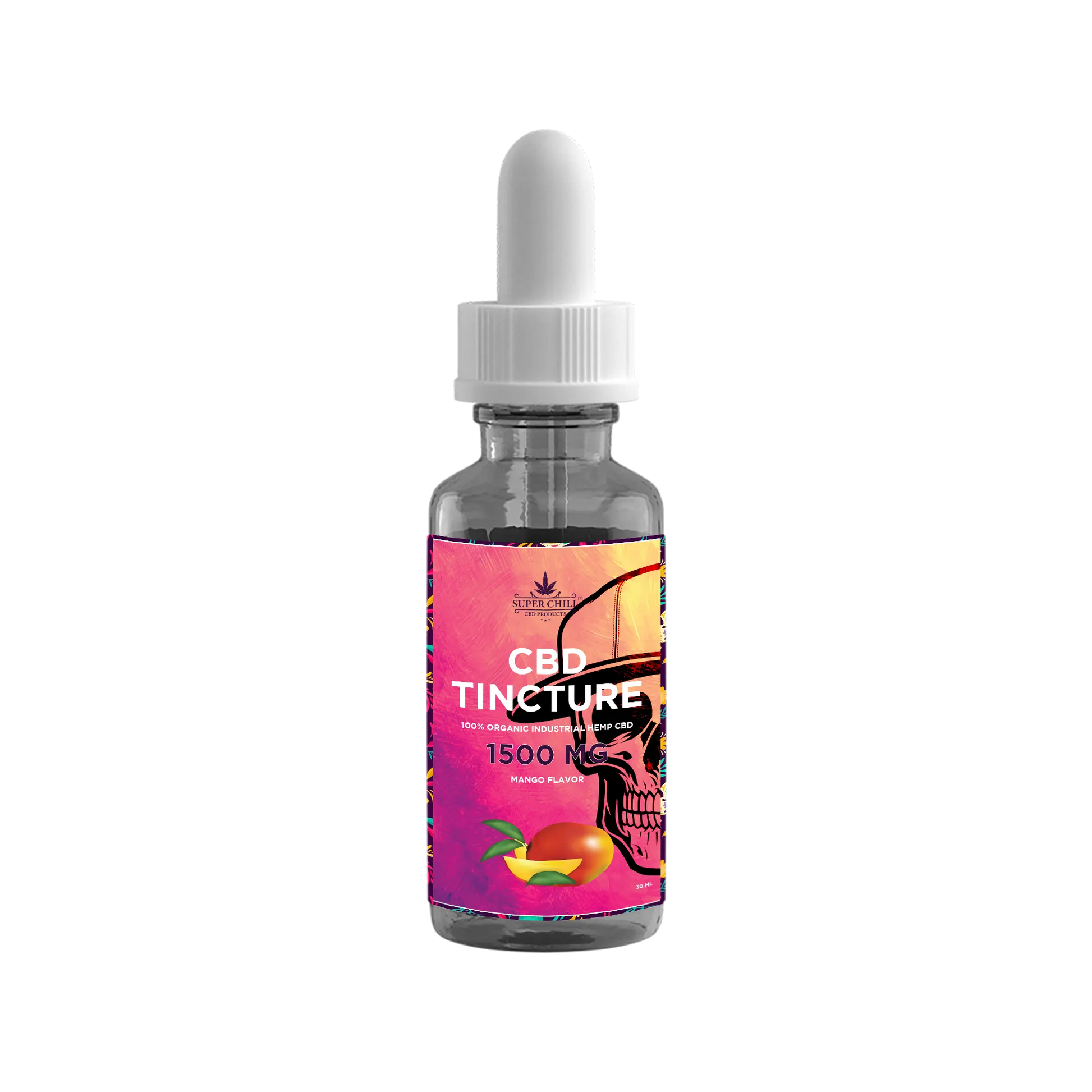 Super Chill CBD Tincture - Full Spectrum - 30 ML - 1500 MG - 100% Natural - Made in USA