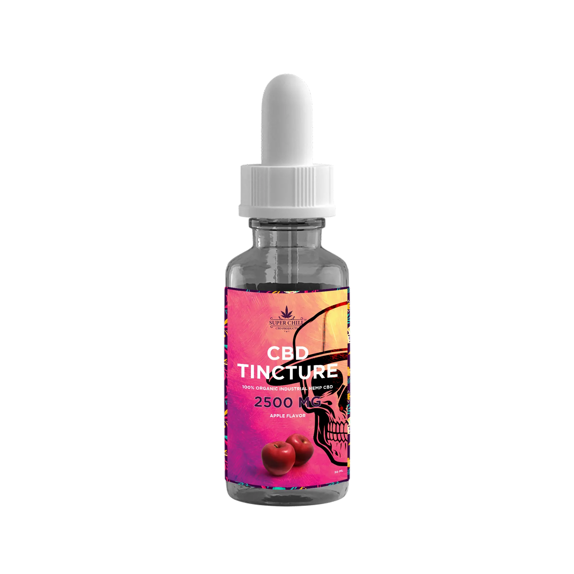 Super Chill CBD Tincture - Full Spectrum - 30 ML - 2500 MG - 100% Natural - Made in USA