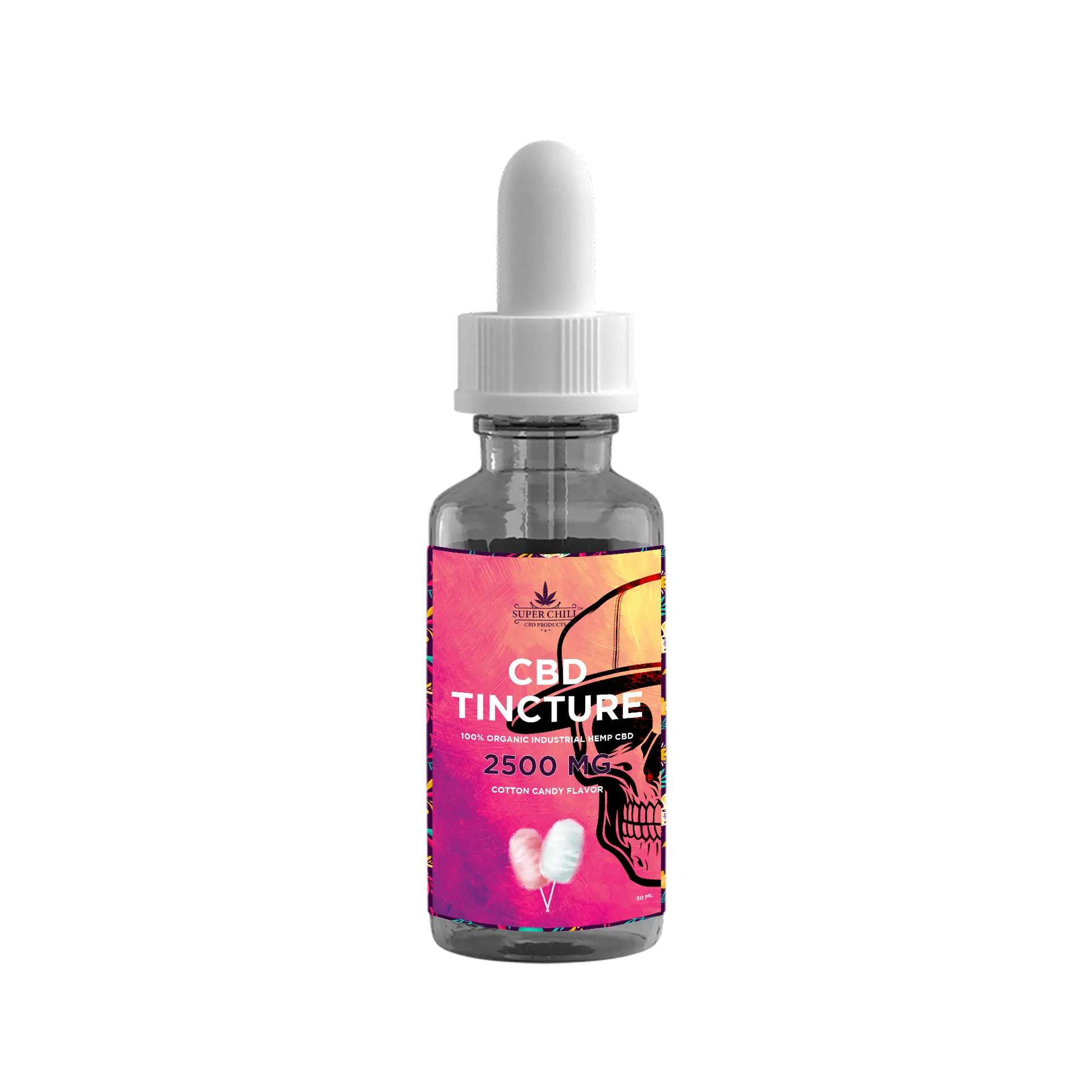 Super Chill CBD Tincture - Full Spectrum - 30 ML - 2500 MG - 100% Natural - Made in USA