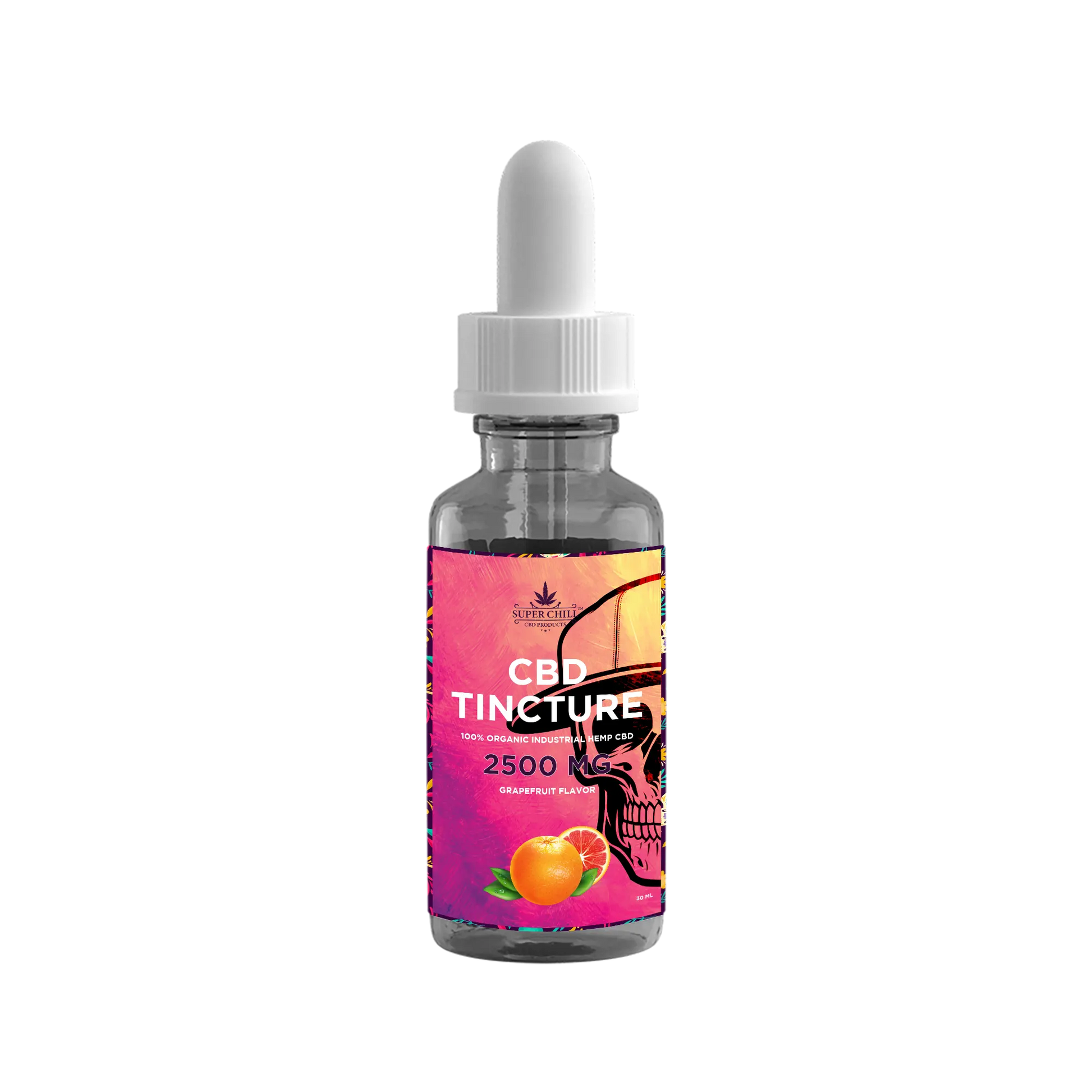 Super Chill CBD Tincture - Full Spectrum - 30 ML - 2500 MG - 100% Natural - Made in USA