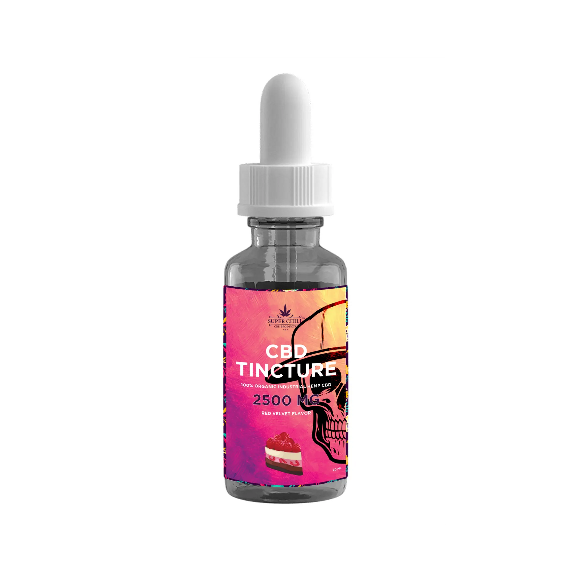 Super Chill CBD Tincture - Full Spectrum - 30 ML - 2500 MG - 100% Natural - Made in USA
