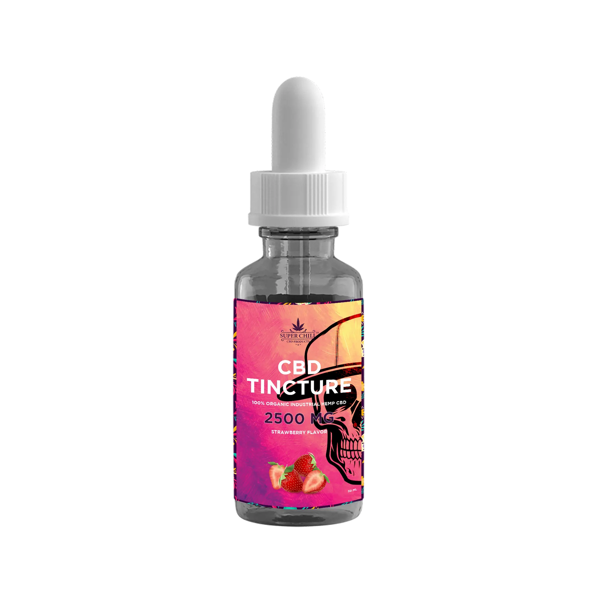 Super Chill CBD Tincture - Full Spectrum - 30 ML - 2500 MG - 100% Natural - Made in USA