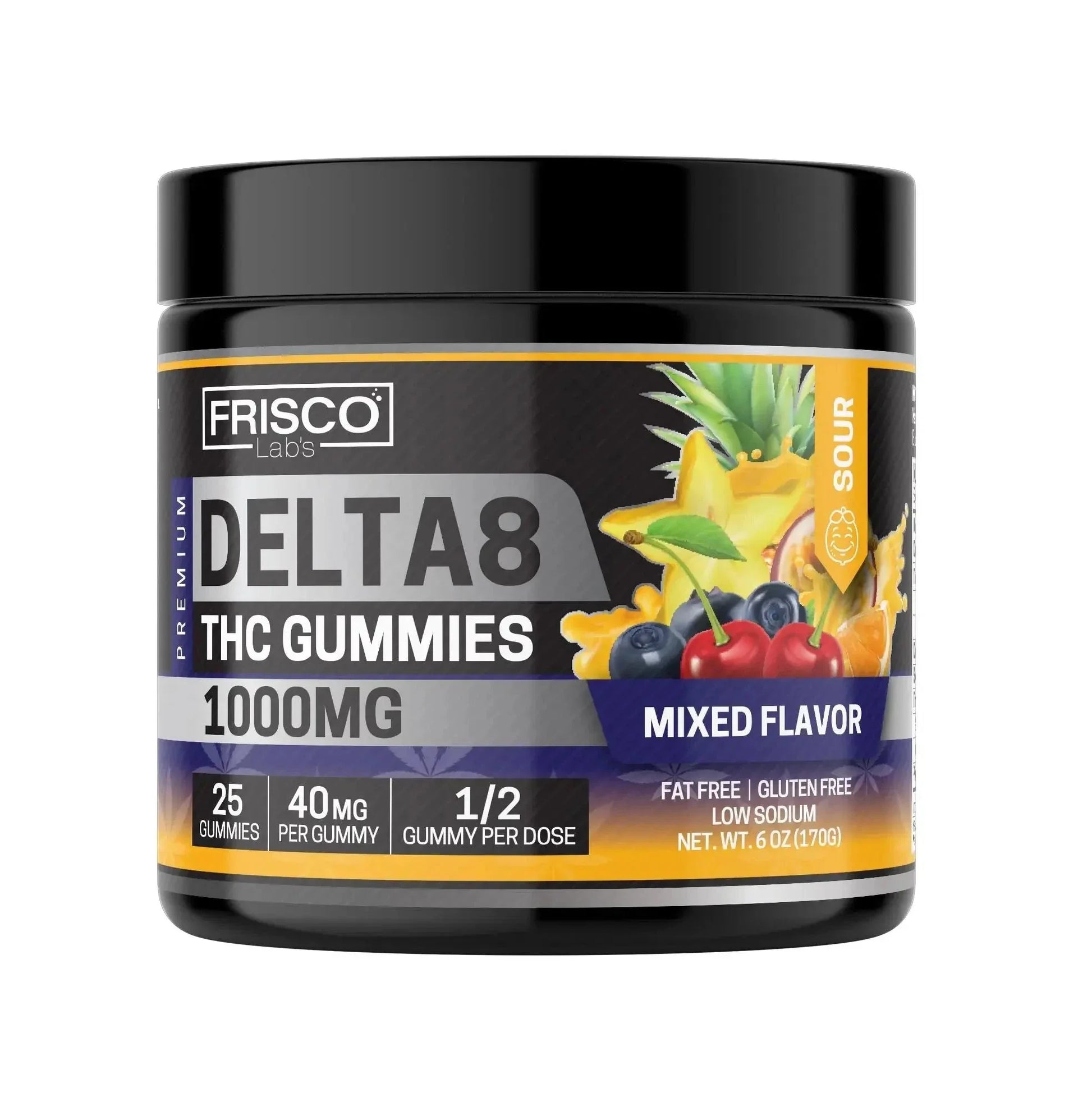 Delta 8 Gummies - 1000mg | 25 Pcs Gummies