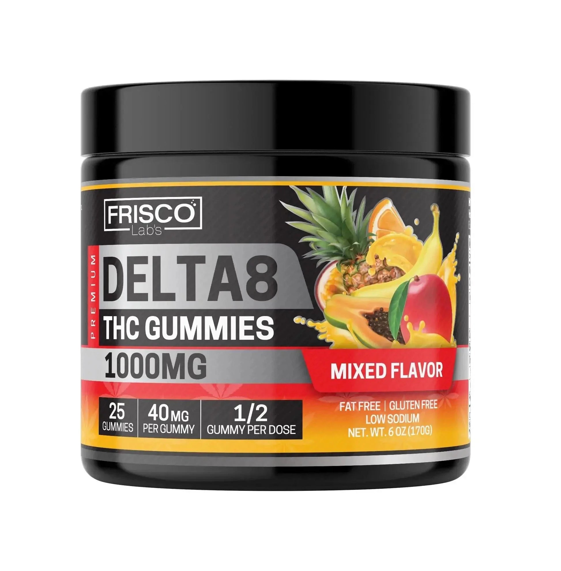 Delta 8 Gummies - 1000mg | 25 Pcs Gummies