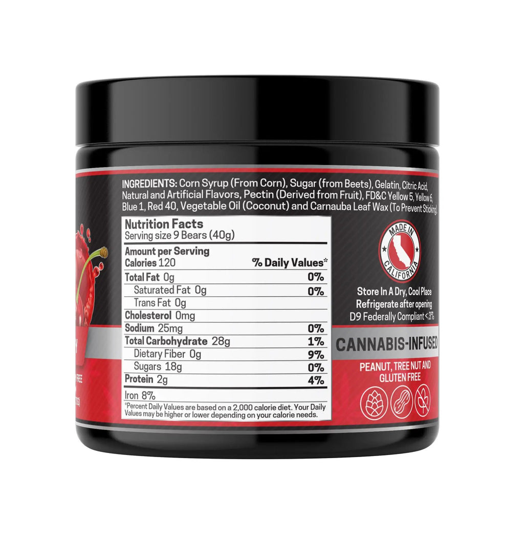 Delta 8 Gummies, Cherry - 1000mg | 25 Pcs Gummies