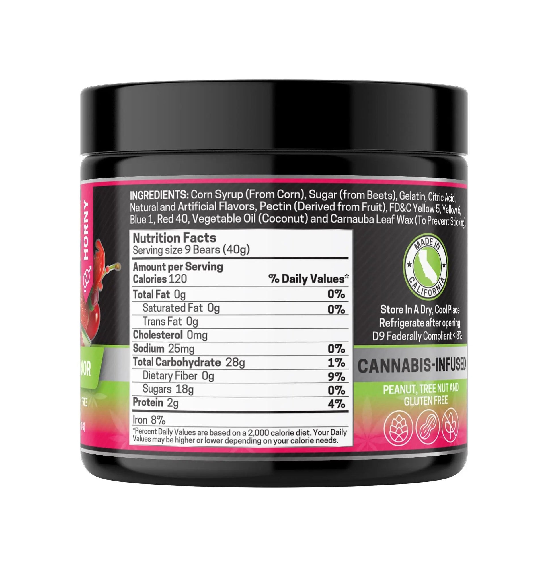 Delta 8 Gummies, Mix Flavor Horny - 1000mg | 25 Pcs Gummies