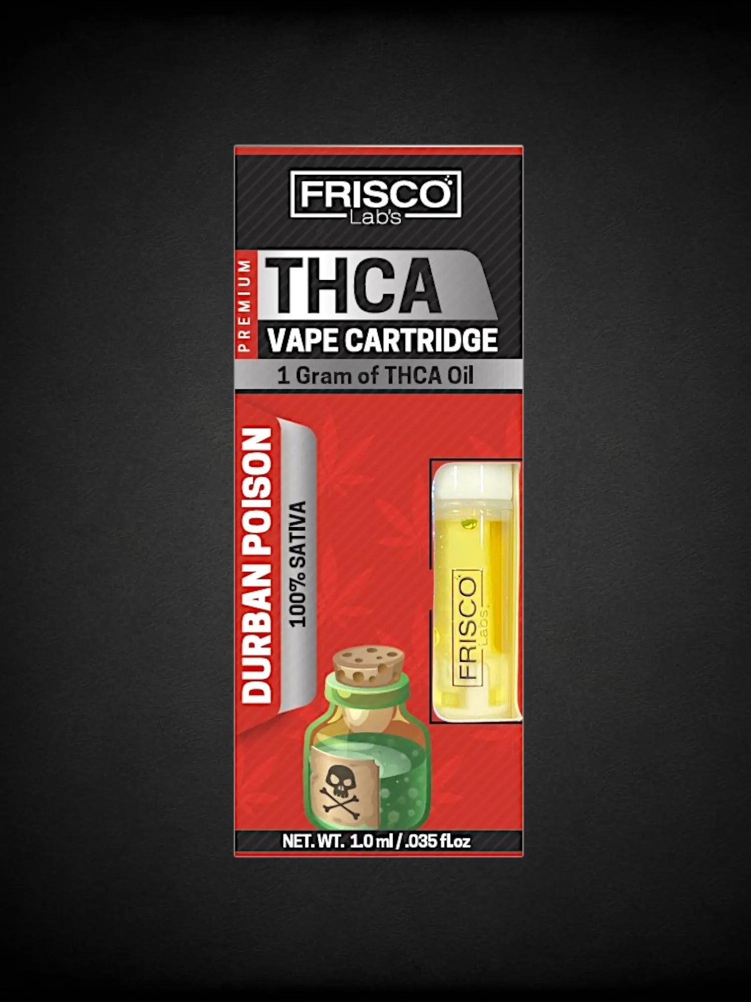 Durban Poison ☠️THCA Vape Cartridge