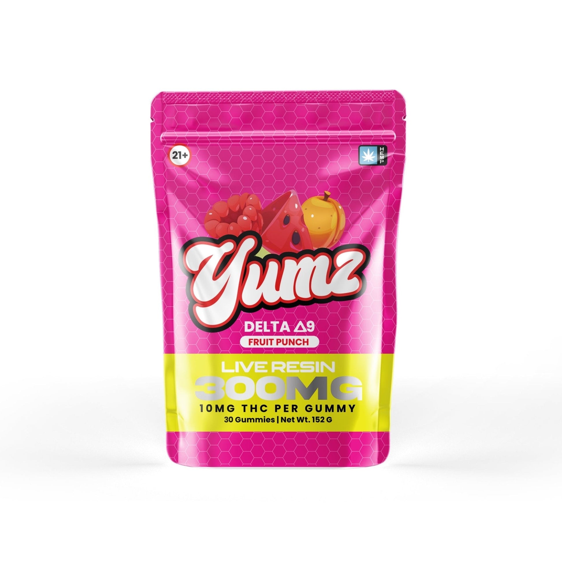 THC Gummies - Delta 9 THC - YUMZ LAB - Fruit Punch