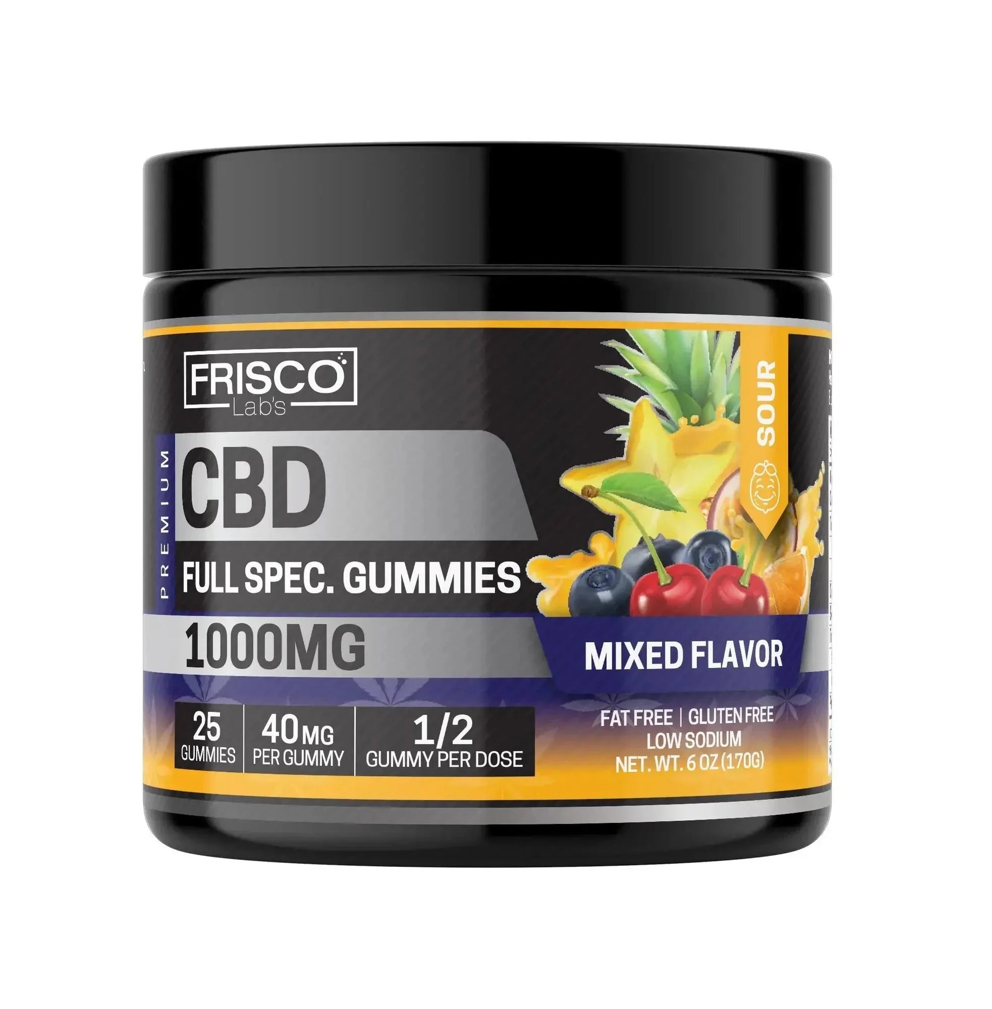 Full Spec. CBD Gummies - 1000mg | 25 Pcs Gummies