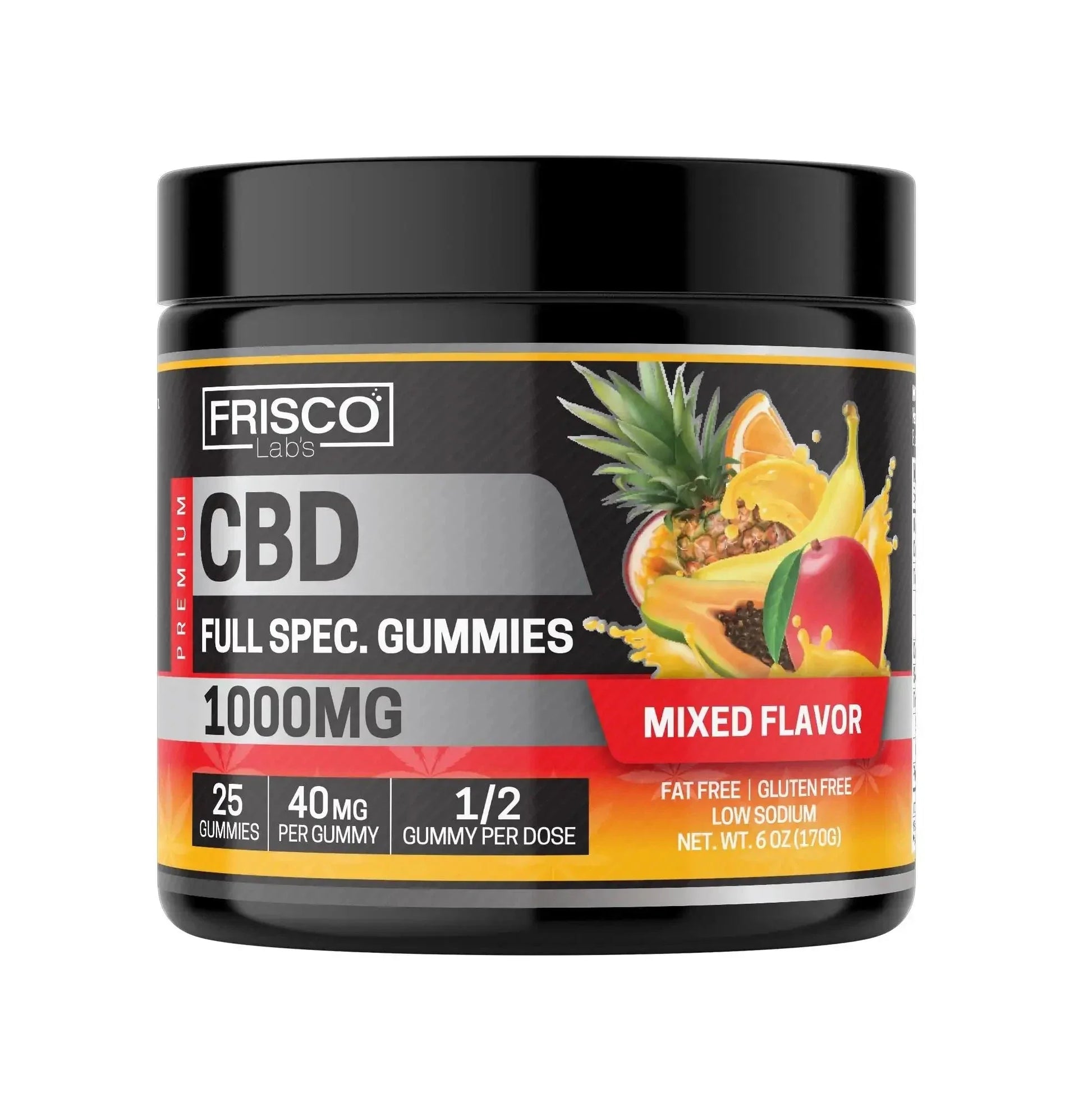 Full Spec. CBD Gummies - 1000mg | 25 Pcs Gummies