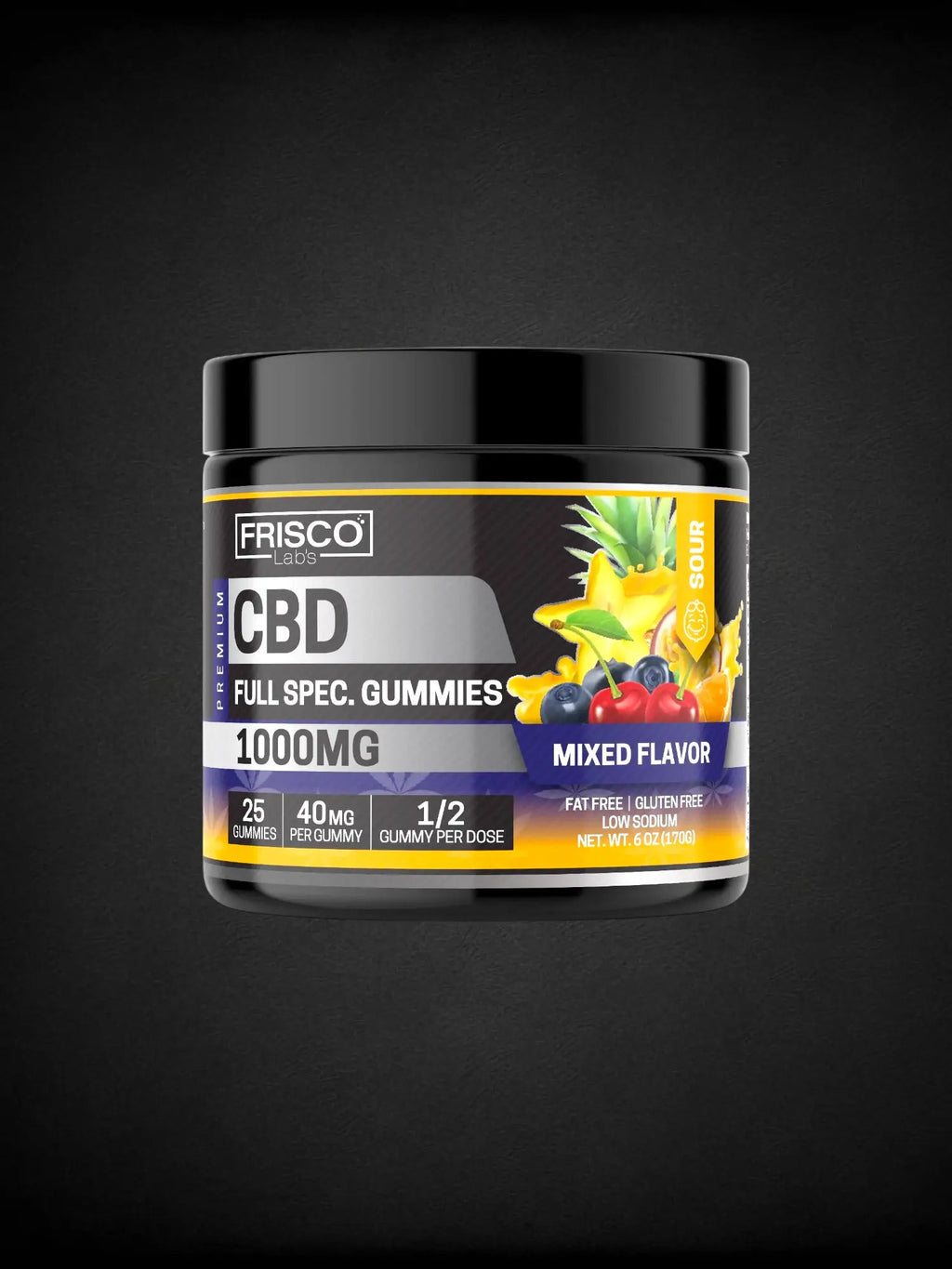 Full Spec. CBD Gummies - 1000mg | 25 Pcs Gummies