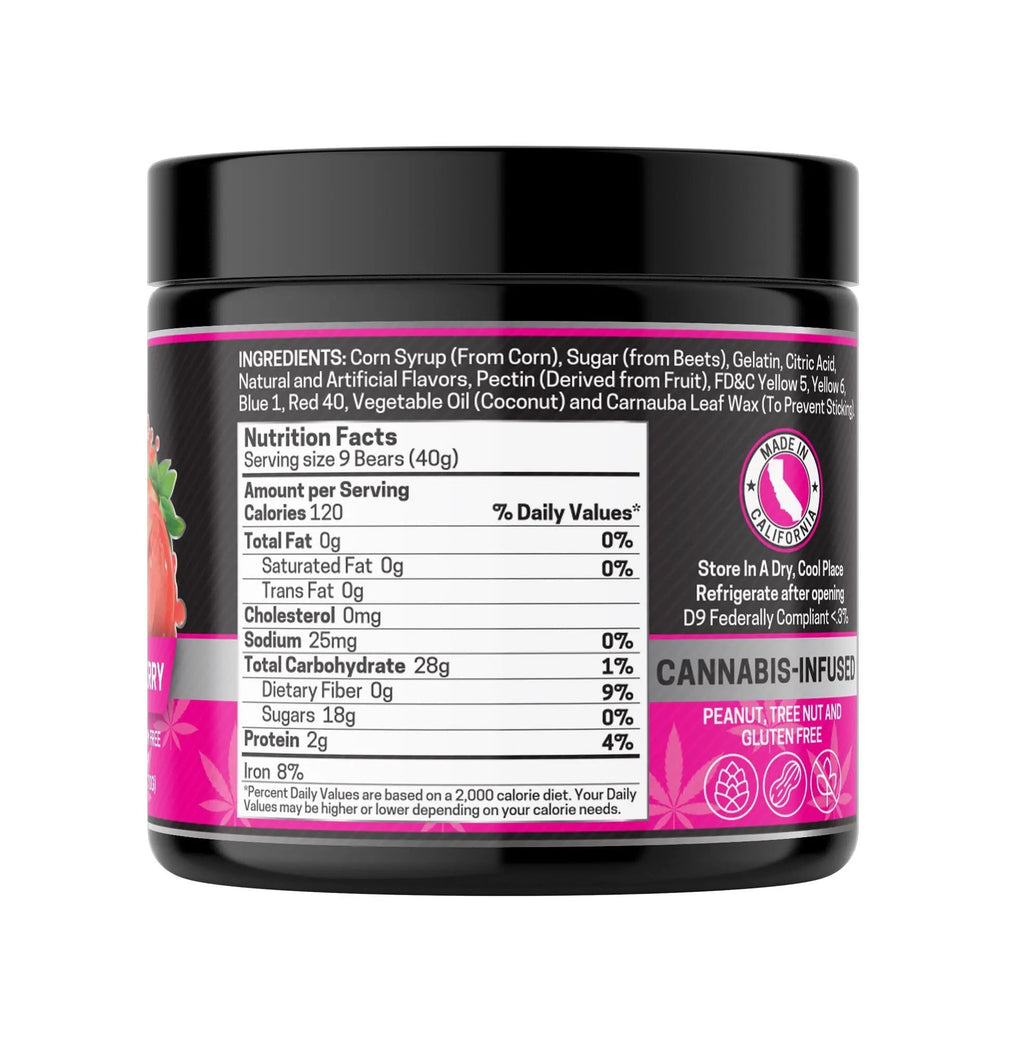 Full Spec. CBD Gummies, Strawberry - 1000mg | 25 Pcs Gummies