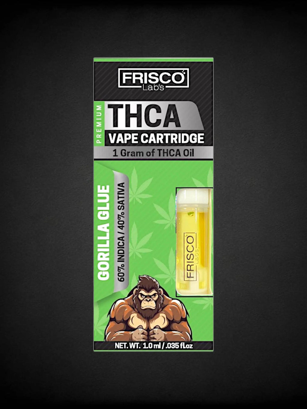 Gorilla Glue 🦍 THCA Vape Cartridge