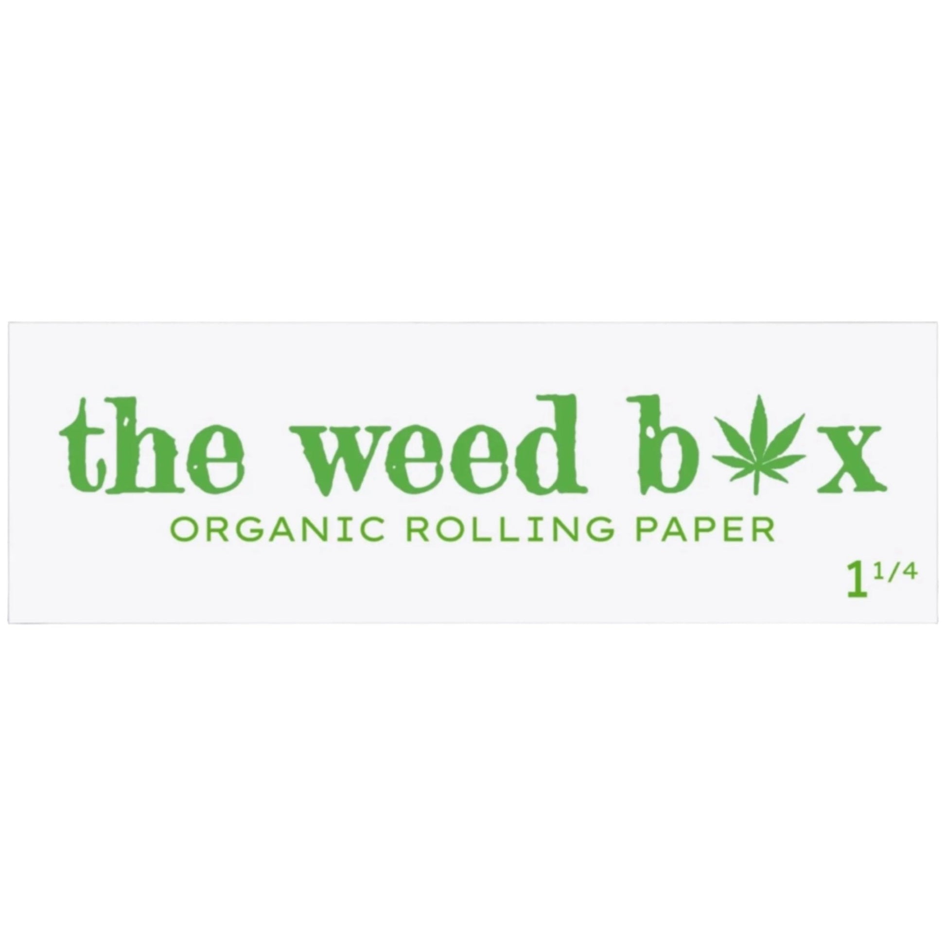 The Weed Box®️ Organic Rolling Papers 1 1/4 • 25 Packs