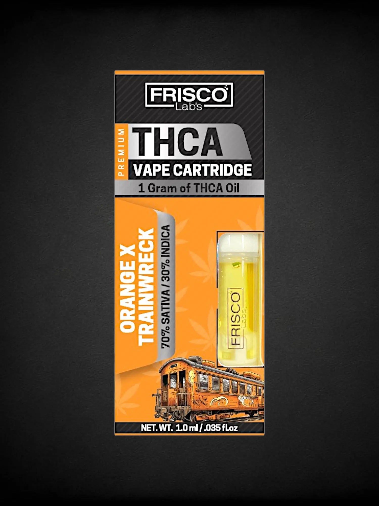 Orange Trainwreck 🍊🚅 THCA Vape Cartridge