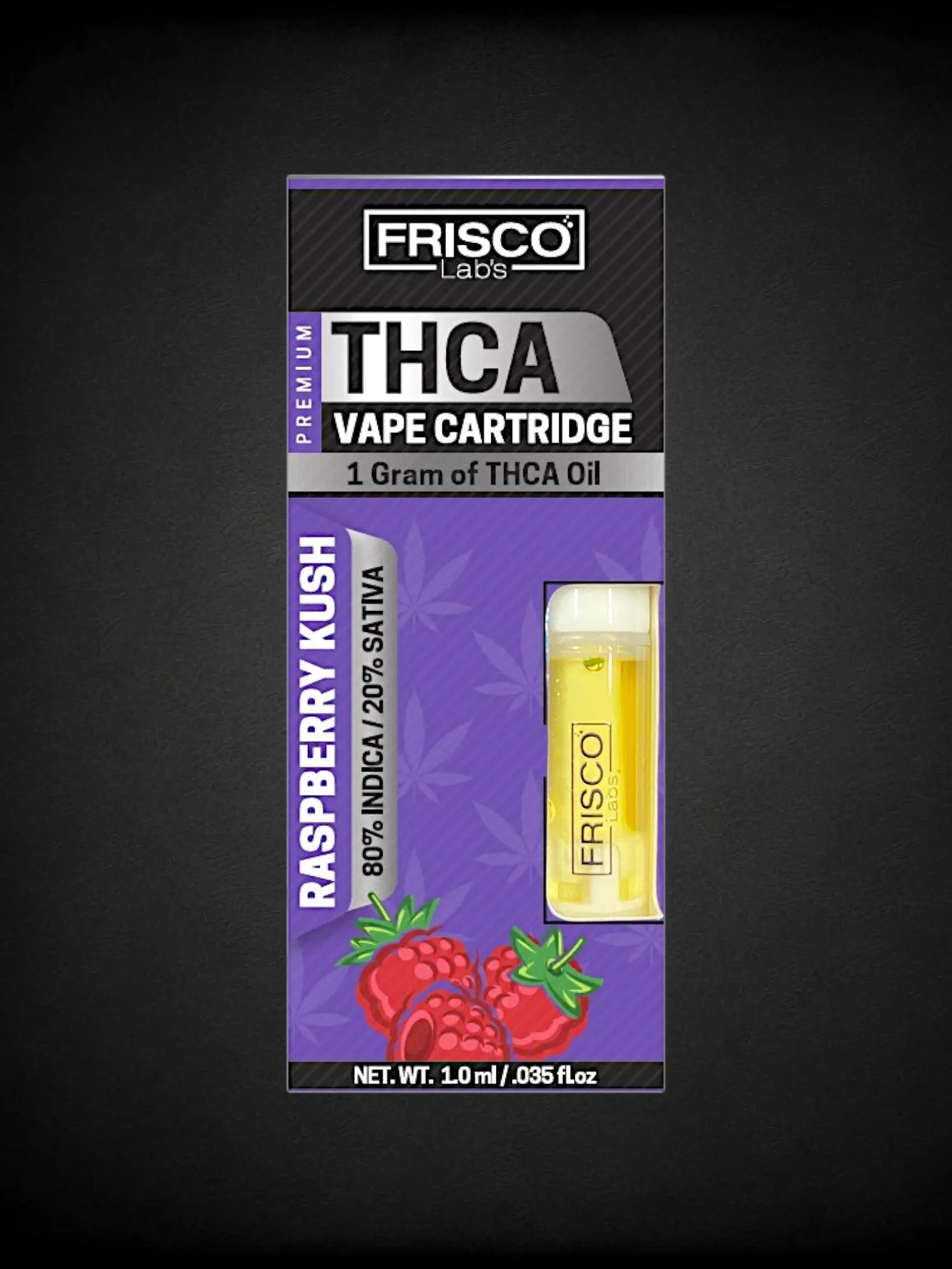 Raspberry Kush🔴 THCA Vape Cartridge