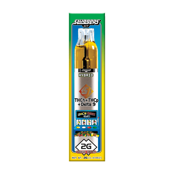 Sluggers Hit - Lemon Cherry Gelato - 2 Gram - THCA - Disposable Vape