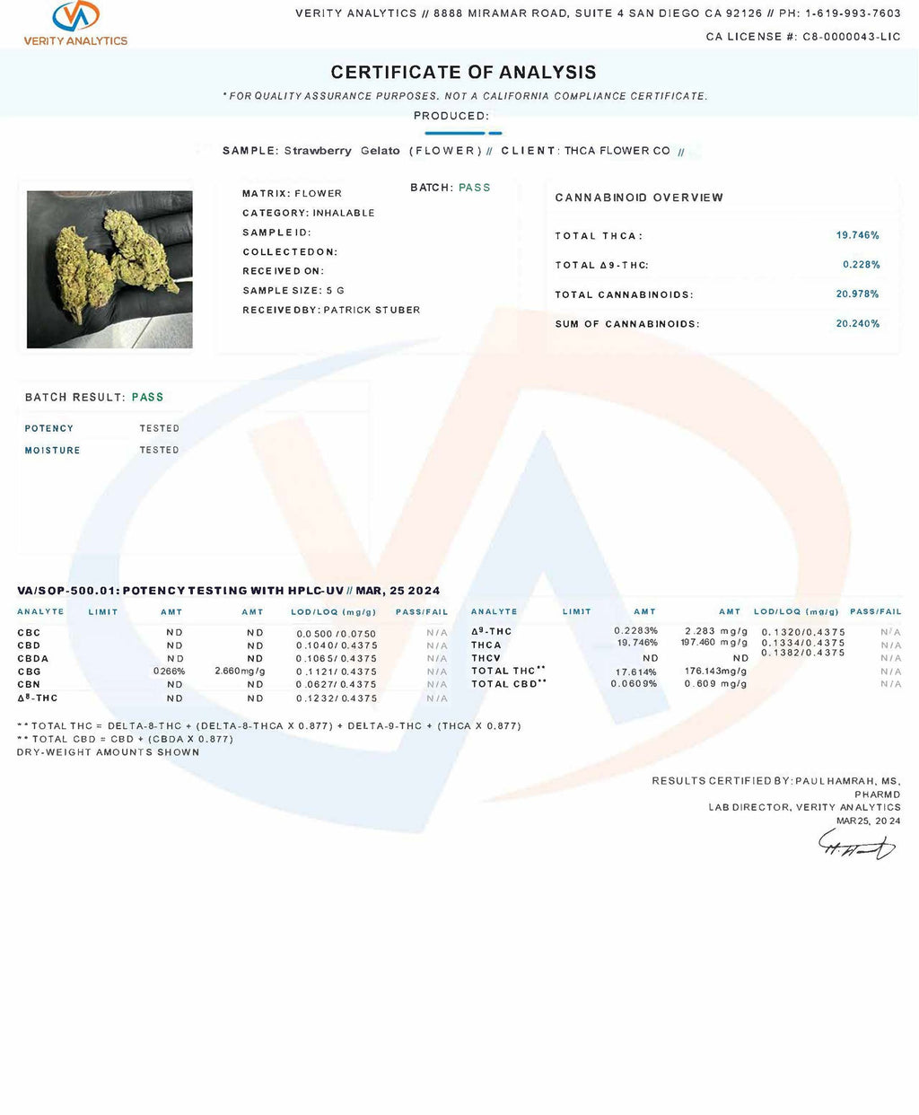 THC-A Flower Shake (1 Ounce)