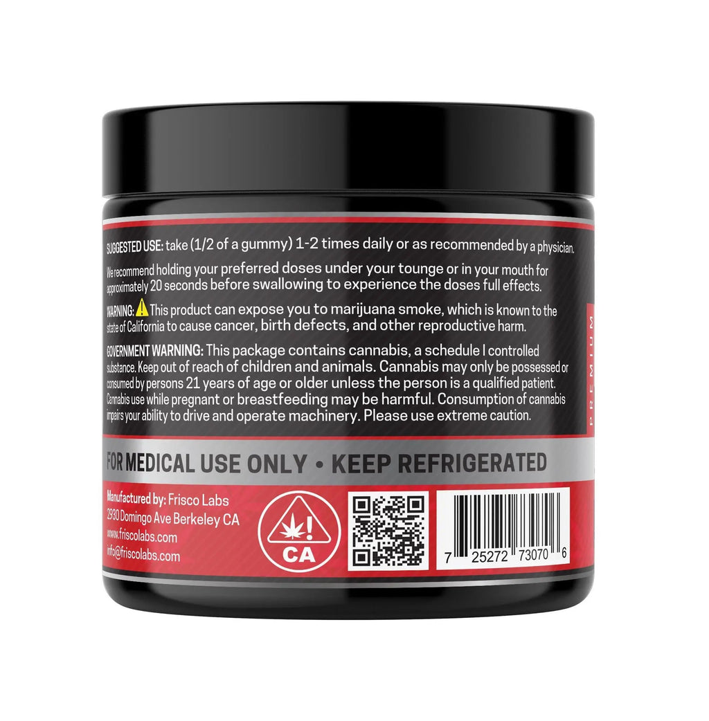 THCA Gummies, Cherry - 1000mg | 25 Pcs Gummies