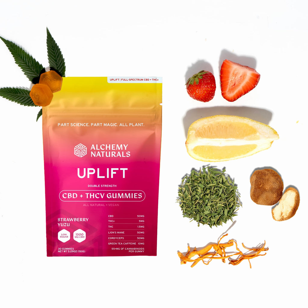 Alchemy Naturals CBD Uplift Gummies for Mood & Workout