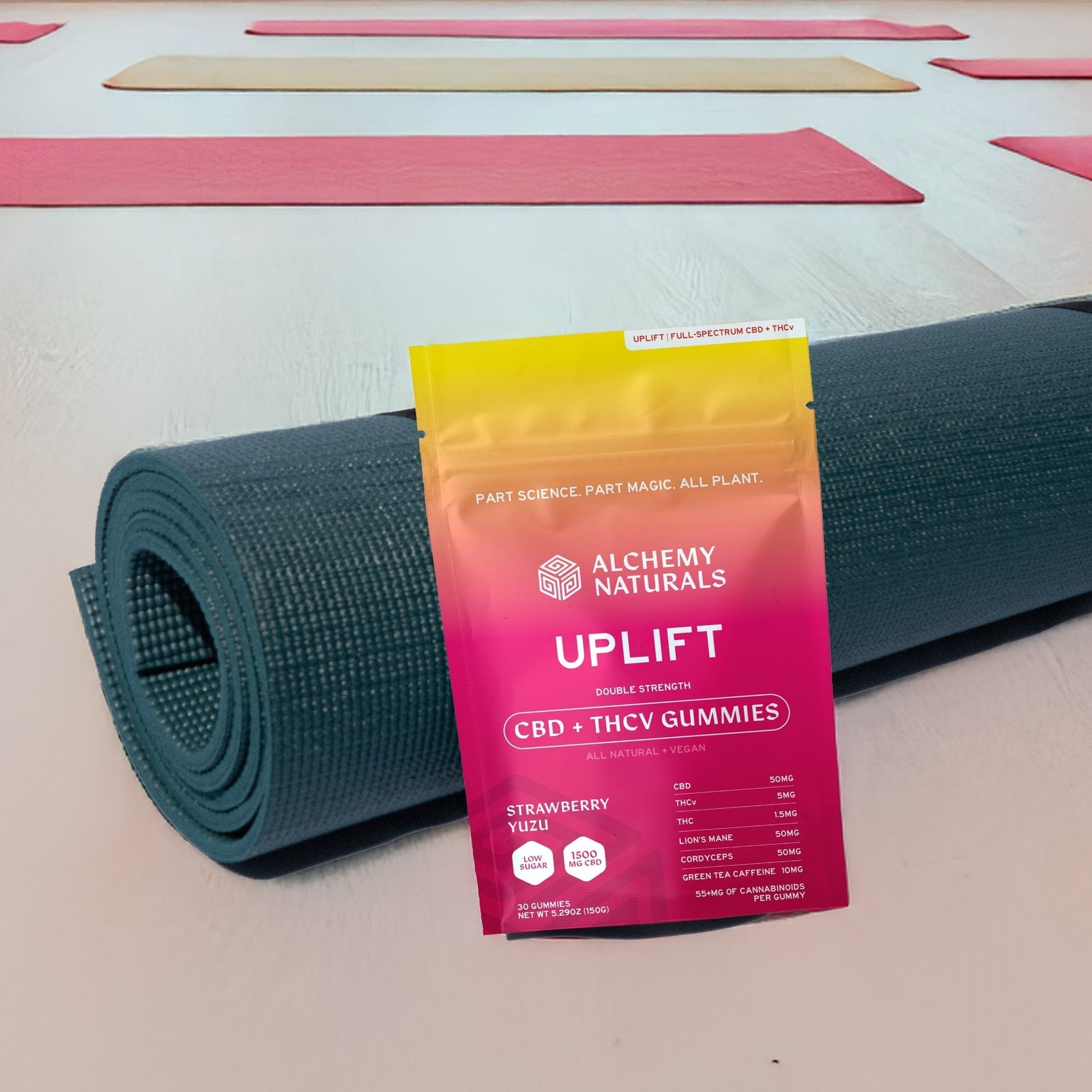 Alchemy Naturals CBD Uplift Gummies for Mood & Workout