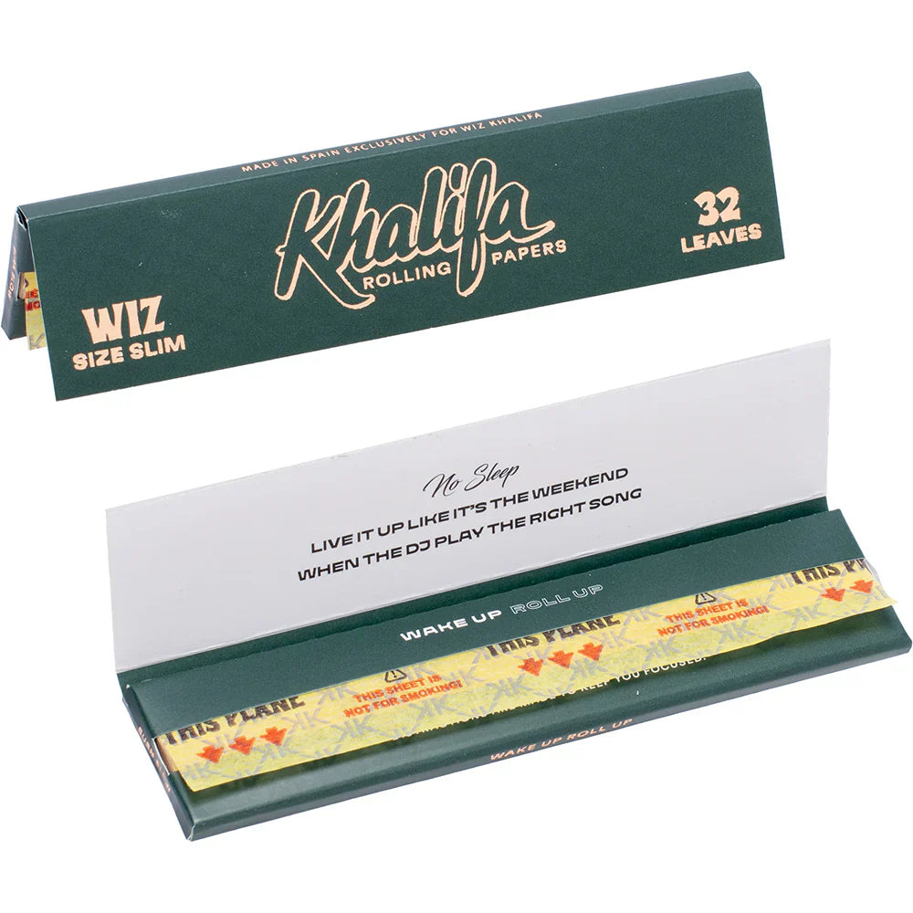 Khalifa Rolling Papers by Wiz Khalifa - Wiz Size Slim (King) (50pcs)