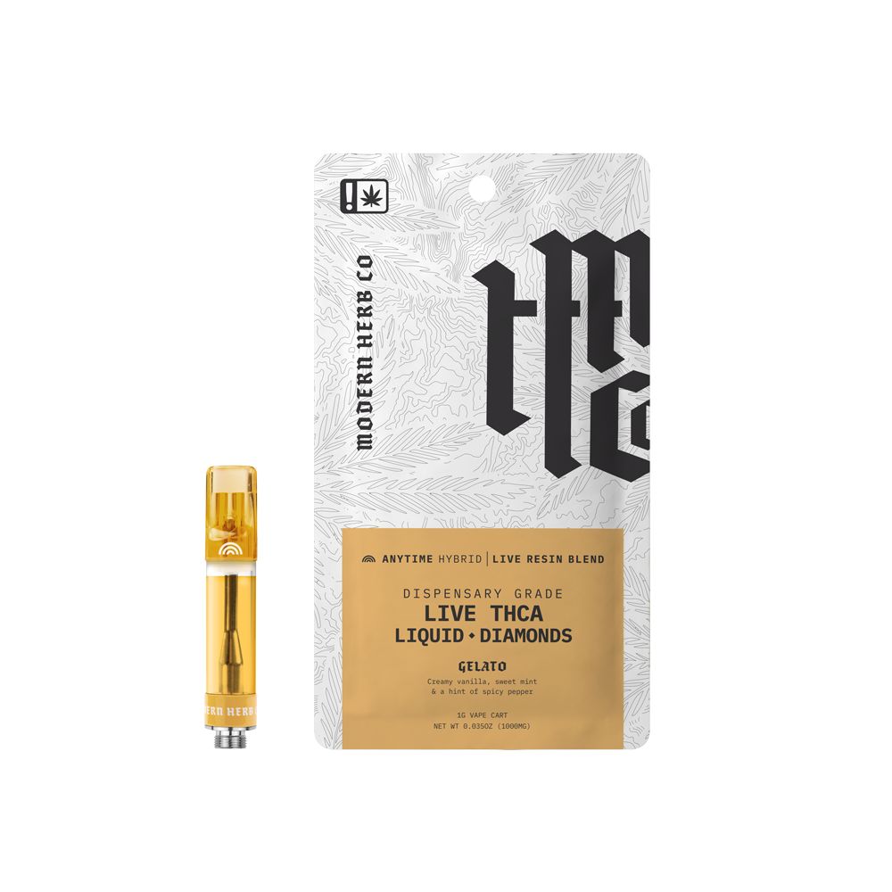 Modern Herb Co Liquid Diamonds THCA Cartridge - 1g 12ct