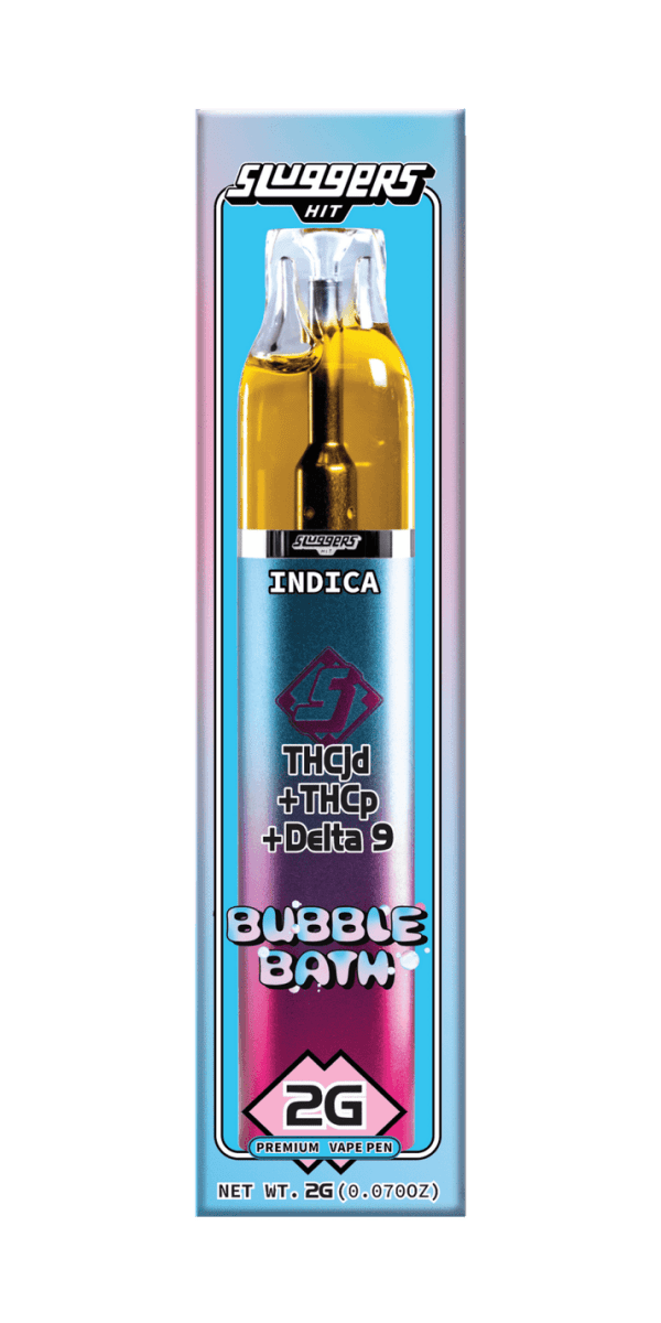 Sluggers Hit - Bubble Bath - 2 Gram - THCA - Disposable Vape