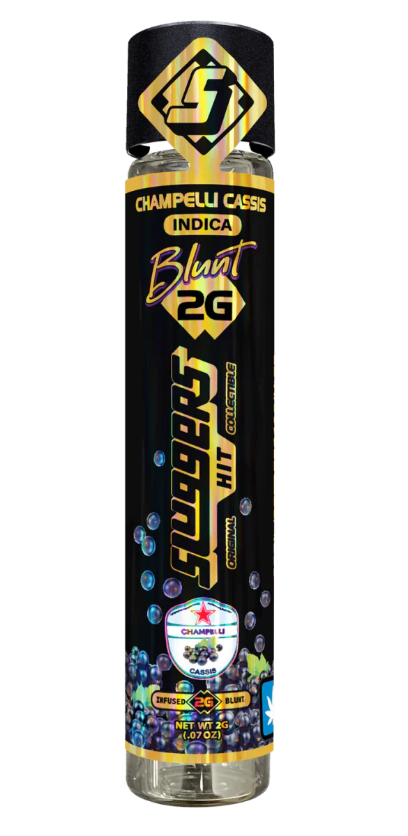 Sluggers Hit - Champelli Cassis - THCA Blunt - 2 Grams