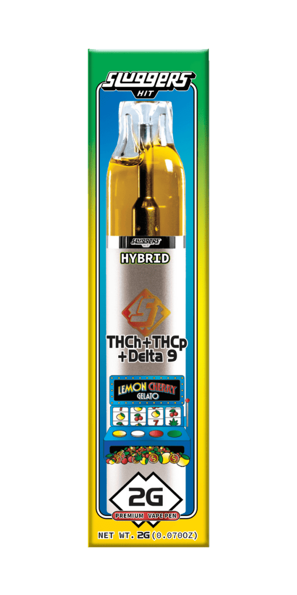 Sluggers Hit - Lemon Cherry Gelato - 2 Gram - THCA - Disposable Vape