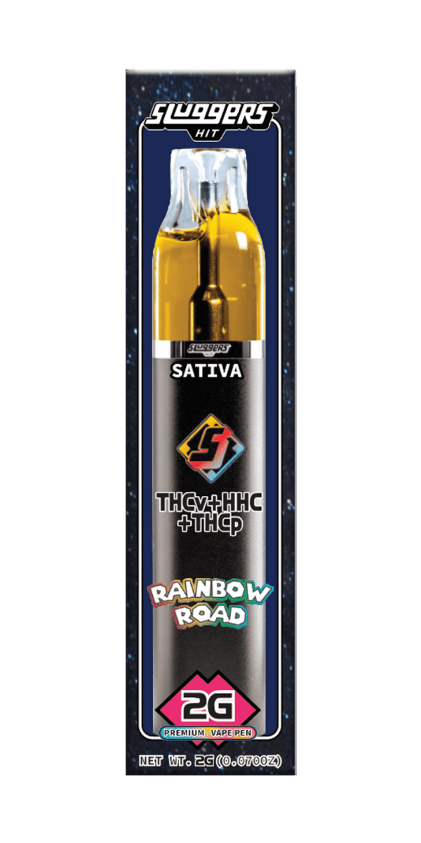 Sluggers Hit - Rainbow Road - 2 Gram - THCA - Disposable Vape